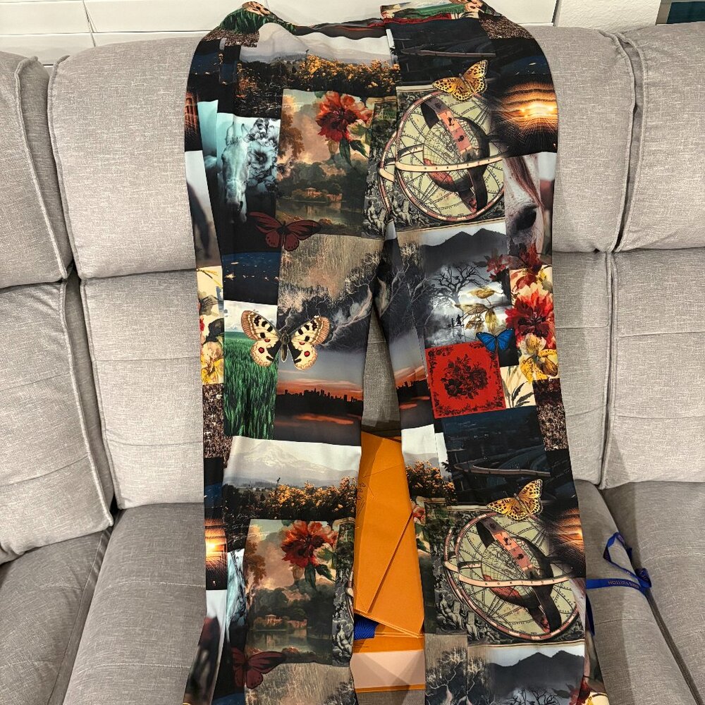 Alice + Olivia Livi Photograph Print Trousers - Picture 3 of 4